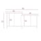 Tuhome Quincy 2 Piece Living Room Set, Bar Cart, Coffee Table, Espresso CLIV30 - alternate 4